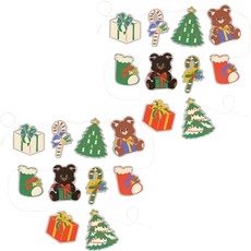 크리스마스 베어 가랜드, 20개, 혼합색상 문구/오피스/파티/이벤트 반품 최저가 3,790원