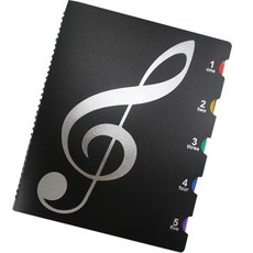 알로데 파이브 클립 악보파일 60매, TYPE 01, 1개 문구/오피스/사무용품 전문관 반품 최저가 11,090원