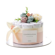 베이비베이커리 크리미 파스텔 기저귀케익, 핑크, 1개 생활용품/기저귀 반품 최저가 27,900원