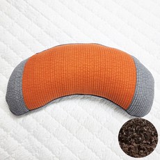 사랑예감 논슬립 반달 메밀 베개, 주황색, 1개 홈인테리어/침구 반품 최저가 15,300원