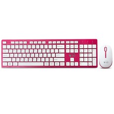 ZIO Bless 무소음 무선 키보드+마우스 세트, KMW4030, 핑크, 일반형 가전디지털/키보드/마우스 반품 최저가 17,480원
