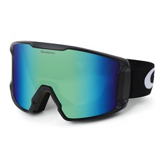 오클랜즈 S7 프리미엄 스키 고글 + 하드케이스 + 클리너겸용파우치, 블랙프레임 + 블루골드밀러렌즈, 1개 스포츠_레저/스키/겨울스포츠 반품 최저가 23,210원