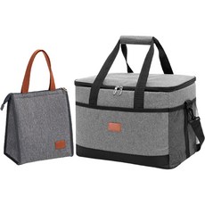 TAD 보냉 보온백 L + XXL 세트, 그레이, 1개 주방용품/아이스박스/아이스팩 반품 최저가 25,080원
