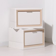 올리빙 모듈 오픈 리빙박스 400, 화이트베이지, 350 x 280 x 400 mm, 2개 생활용품/수납/정리 반품 최저가 25,030원