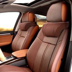 로얄컴포트 차량용 가죽 목쿠션, 럭셔리다크브라운, 2개 자동차용품/인테리어 반품 최저가 21,680원