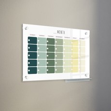 마이보드 다보형 투명유리칠판 컬러박스 + 고급형 투명펜 받침대, 화이트 문구/오피스/학용품/수업준비 반품 최저가 47,040원