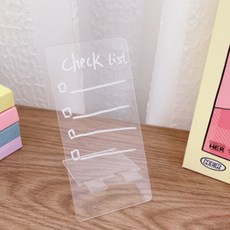 아뜰라임 투명 데코 칠판 미니 메모 보드 A타입 문구/오피스/학용품/수업준비 반품 최저가 9,780원