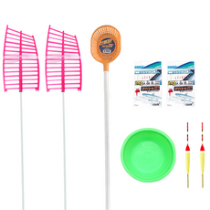 COMBI 빙어 얼음 낚시대 + 채비 2인 풀세트, 혼합색상 스포츠/레저/낚시 반품 최저가 16,490원