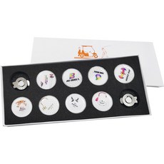 사우인터내셔날 볼마커 8개 + 클립 2개, 화이트, 1세트 스포츠/레저/골프 반품 최저가 10,370원