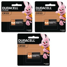 듀라셀 리튬 건전지 CR123, 1개입, 3개 생활용품/생활전기용품 반품 최저가 14,300원