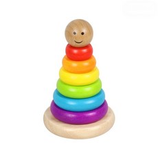 토도리브로 스마일 원목 링 쌓기, 혼합색상, 1개 완구/취미/신생아/영아완구 반품 최저가 12,910원
