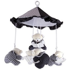 올리볼리 책곰 모빌, 흑백, 1개 출산/유아동/출산준비물/선물 반품 최저가 17,470원