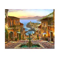 헬로페인팅 DIY 그림그리기 도면 키트 세트 언덕 위 분수, 혼합 색상, 1개 문구/오피스/미술/화방용품 반품 최저가 6,850원