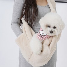 개과천선 반려동물 겨울용 카소 슬링백, 파스텔베이지, 1개 반려동물용품/펫티켓 산책용품 반품 최저가 36,450원