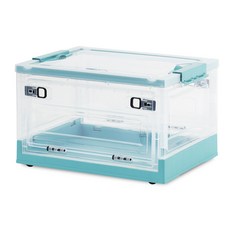 리빙스마일 투명 폴딩박스 캠핑 수납정리함 28L, 민트, 1개 홈인테리어/수납/정리 반품 최저가 13,730원