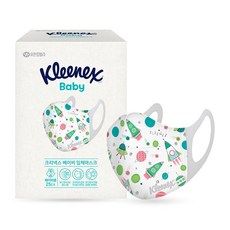 크리넥스 베이비 입체마스크 유아용, 25개입, 1개 헬스/건강식품/건강/의료용품 반품 최저가 10,450원
