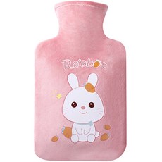 쿼르디 보온 물주머니 핸드워머 래빗 핑크 500ml, 1개 홈인테리어/방한용품 반품 최저가 3,800원