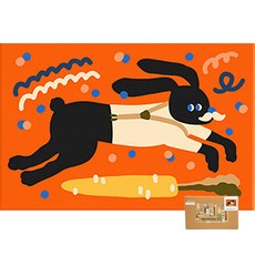 아트조이 DIY 명화그리기 10 x 15 cm, 블랙 레빗, 1개 문구/오피스/미술/화방용품 반품 최저가 1,850원