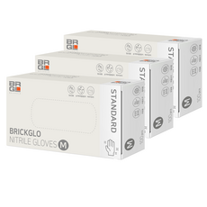 브릭글로 스탠다드 니트릴장갑 100p, 화이트, 중(M), 3개 주방용품/일회용품/종이컵 반품 최저가 19,450원