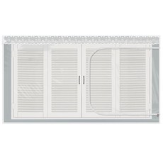 다샵 창문용 지퍼식 바람막이 투명, 1개 홈인테리어/방풍비닐 반품 최저가 8,360원
