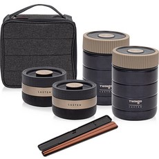 트윙고 라스텐 보온죽통 도시락 5종 세트, 혼합색상, 1세트 주방용품/보온/보냉용품 반품 최저가 38,050원