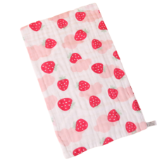 다사바바 6겹 엠보 순면 거즈 직사각 손수건, 딸기, 1개 주방용품/주방잡화 반품 최저가 8,780원