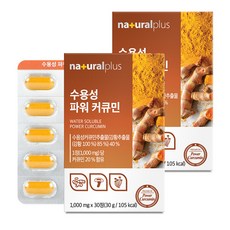 내츄럴플러스 수용성 파워 커큐민, 30g, 2개 undefined/undefined 반품 최저가 23,260원