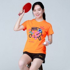 리닝 여성용 첸멍 핑퐁스타 탁구복 티셔츠 스포츠/레저/여성스포츠의류 반품 최저가 21,130원