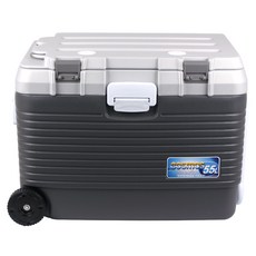 코스모스 레저 테이블겸용 아이스박스 바퀴형, WJ-791, 55L 주방용품/아이스박스/아이스팩 반품 최저가 88,080원