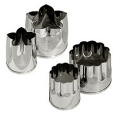 스테인레스 야채커터기 중 2p + 소 2p, 1세트 주방용품/주방조리도구 반품 최저가 4,350원