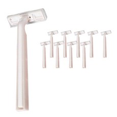 블루마켓 스테인리스 일회용 면도기 화이트, 10개입, 1개 생활용품/구강/면도 반품 최저가 5,130원