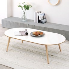 아이캔컴퍼니 LPM 라운드볼1200 원목다리 테이블 국내생산, 화이트우드 홈인테리어/책상/테이블 반품 최저가 37,770원