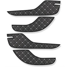 지엠지모터스 세이프티 스크래치방지 퀼팅가죽 도어커버 세트, 현대, 소나타 DN8, 화이트 자동차용품/인테리어 반품 최저가 18,250원