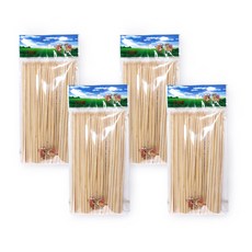블룸엣홈 대나무 산적 꽂이 대 18cm, 80개, 4개 주방용품/일회용품/종이컵 반품 최저가 7,410원