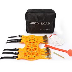 리버폭스 우레탄 벨트 스노우 체인 멀티 도심형 6종 세트, 1세트 자동차용품/차량관리/소모품 반품 최저가 24,020원