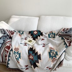 아베크듀블루 인디언 캠핑 블랭킷 담요 홈인테리어/담요 반품 최저가 8,160원