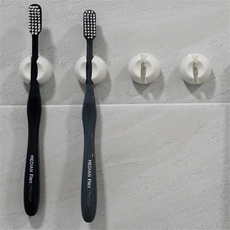 브로픽 무타공 흡착식 칫솔 혀클리너 걸이, 4개 생활용품/옷걸이 반품 최저가 5,180원