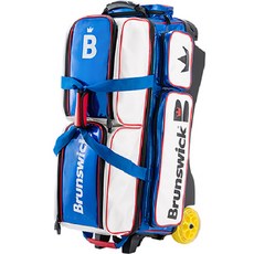 브런스윅 볼링가방 3롤러백, 화이트블루, 1개 스포츠/레저/구기스포츠 반품 최저가 190,000원