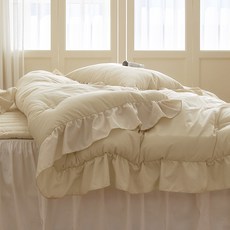 마틸라 호텔프랑스 프릴 세미 차렵이불 + 베게커버 undefined/undefined 반품 최저가 45,340원