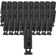 마스크 점퍼 끈조절 스토퍼 신미니 머리두구멍, 30개, 블랙 홈인테리어/수예/수선 반품 최저가 7,410원