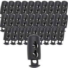 마스크 점퍼 끈조절 스토퍼 미니 머리 두구멍, 30개, 블랙 홈인테리어/수예/수선 반품 최저가 3,790원