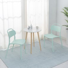 노아가구 핸들체어 2p, 민트블루, 2개 홈인테리어/의자/소파 반품 최저가 62,000원