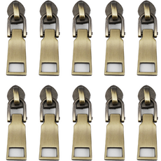 일반 금속 지퍼머리 5호, 10개, 엔틱골드 홈인테리어/수예/수선 반품 최저가 4,550원