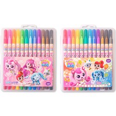 캐치티니핑 알쏭달쏭 3탄 사인펜 12색 세트, 2세트, 혼합색상 문구/오피스/필기류 반품 최저가 8,530원