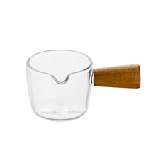 칼딘 홈카페 에스프레소 우드 글라스 샷 잔 100ml, 투명 + 우드, 1개 주방용품/주전자/커피/티용품 반품 최저가 7,270원