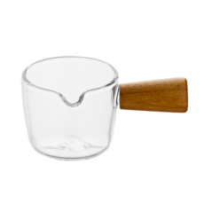 칼딘 홈카페 에스프레소 우드 글라스 샷 잔 50ml, 투명 + 우드, 1개 주방용품/주전자/커피/티용품 반품 최저가 4,320원