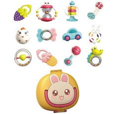 맘스아이 유아용 베이비 래빗 딸랑이 치발기 세트, 혼합색상, 1세트 undefined/undefined 반품 최저가 12,200원