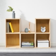 선율 원목 공간 박스 코팅 간편 DIY 수납장 3단, 내추럴, 1개 생활용품/수납/정리 반품 최저가 36,260원