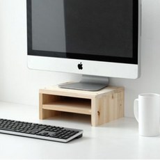 삼나무 2단 미니 모니터 받침대, 혼합색상 문구/오피스/사무용품 전문관 반품 최저가 9,880원