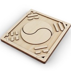 영공방 목판만들기 3 1 운동 태극기, 혼합색상, 1개 완구/취미/퍼즐/큐브/피젯토이 반품 최저가 4,530원